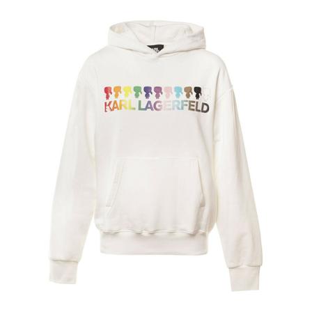 Karl Lagerfeld, Hoodies Wit, Dames, Maat:M