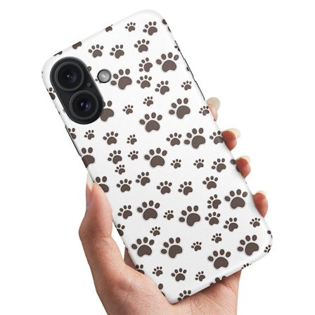 iPhone 16 - Skal/Mobilskal Paw Pattern