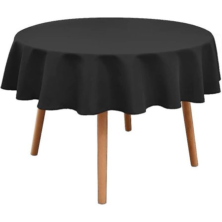 Nye produkter i 2024, rund duk - vanntett og rynkebestandig vaskbar duk i polyesterstoff