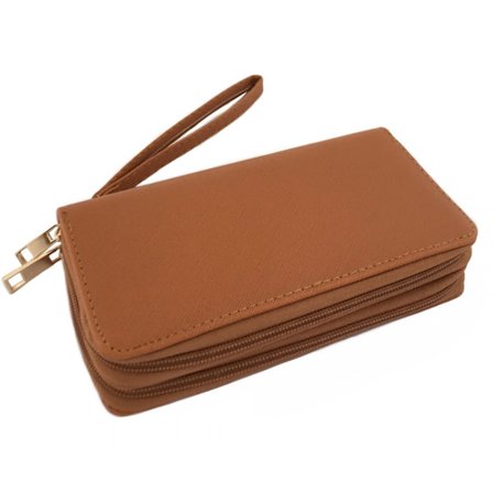 Stor plånbok med två stora fack