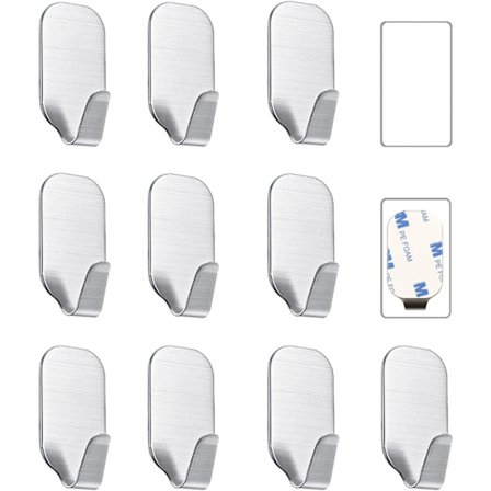 Små klæbende kroge til ophængning Ekstra stærke selvklæbende kroge