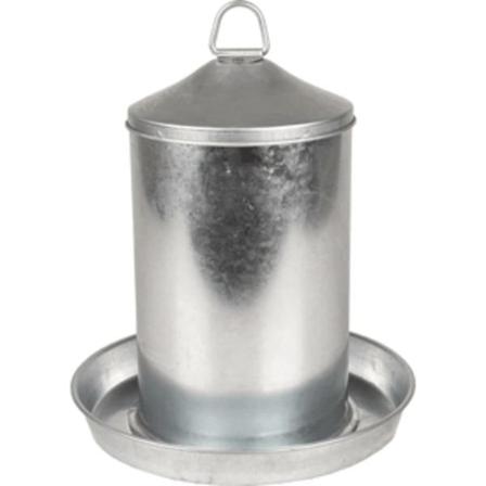 Flamingo Vattenautomat För Fjäderfä Dobby Galvaniserad 4 L Silver