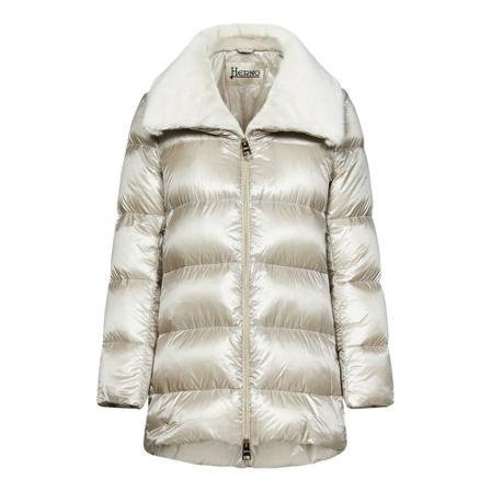 Herno Down Coats Hvid, Dame Parka, Størrelse: L