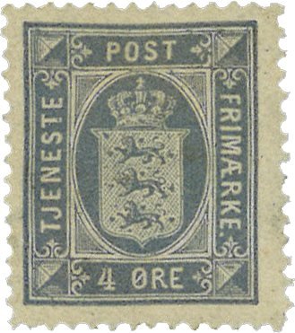 Danmark 1879 - Tjenestemærke AFA 5a - Ubrugt