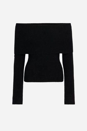 CAMILLA PIHL - Yvonne Off-Shoulder Knit - Black - XS