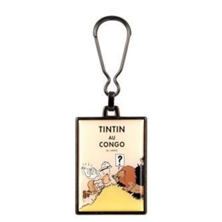 Tintin - Nyckelring albumframsida - Congo 2 Multicolor