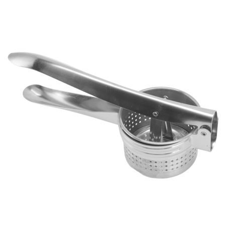 Manuel håndpresser 410 rustfrit stål citronpresser grøntsagsfyld dehydrerende bollefyld vandpresser til hjemmet fuldt hul-stil