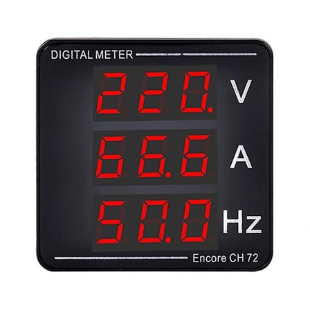Højtydende Digital Voltmeter Amperemeter Panel AC50-500V 1-140A LED-Display 2025:e