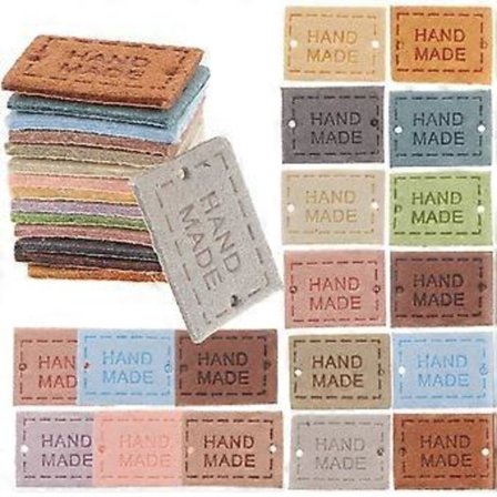 150 st Virkmärken Handgjorda Märken Stickartiklar Etiketter Tillbehör