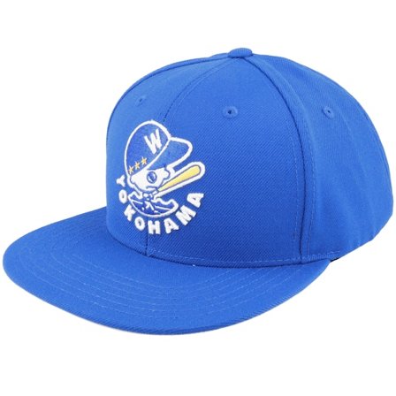 American Needle - Blu snapback Cappellino - Yokohama Whales Archive 400 Royal Snapback @ Hatstore