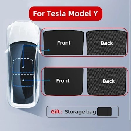 Auringonsuojat Teslan Model 3 Auringonkatolle Highland 2024 Model Y 2021-23 Jääkangas Solki Auringon Varjo Lasin Etu Taka Kattoluukku Tarvike