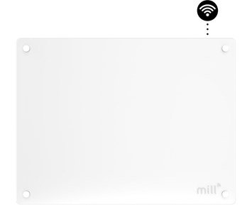 Mill Glass Smart WiFi panelovn 400W - Mill Glass WiFi panelelement med glasfront, 400W
