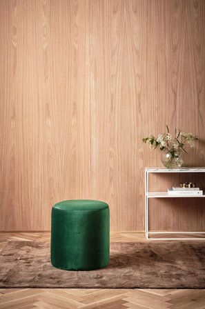 Jotex - Sittepuff, Diameter 40 Cm Smaragdgrønn - TOKYO - Kjøp Sittepuffer hos Jotex