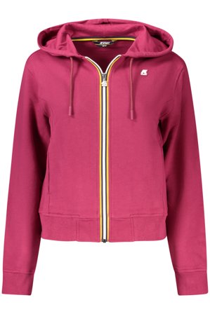 K-way Felpa Con Zip Donna Viola