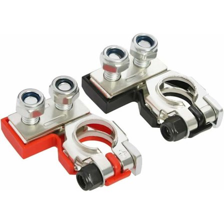 1 par batteripolanslutningskontakt Batteripolhuvud Batteripol Batteripolanslutningar för bil Van Husbil Husbil