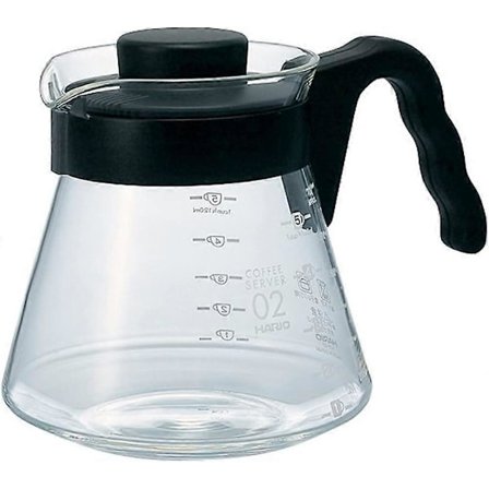 Stempelkande kaffeserver-700ml, glas, 700 milliliter, klar