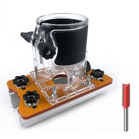 2-i-1 Usynlig Fastgu00f8relsesbeslag, Tru00e6notvu00e6rktu00f8j til Skabe, Garderober & DIY Mu00f8bler Skjult Skrueinstallationu200b