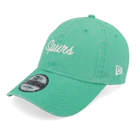 New Era - NBA Grön unconstructed Keps - San Antonio Spurs Italian Wash 9TWENTY Aqua Dad Cap @ Hatstore