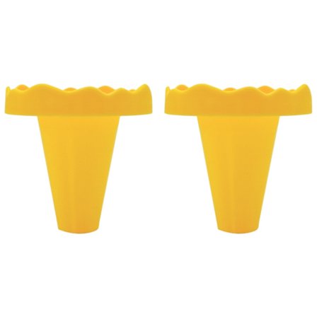 2 stk. antidryp isvaffelholdere Bærbart værktøj til snacks uden rod til børn Udendørs aktivitet Plastik dessertstativ