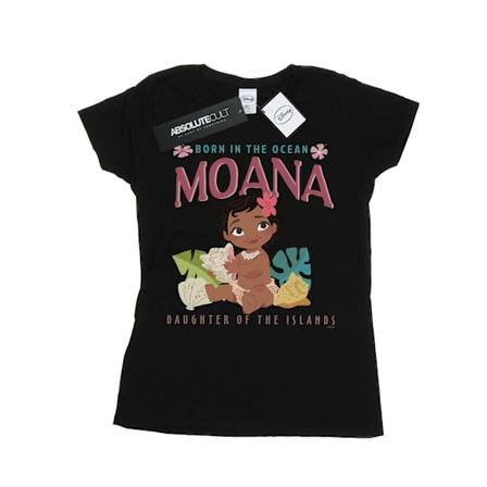 Disney Dam/Kvinnor Moana Born In The Ocean Bomull T-Shirt S B Black S