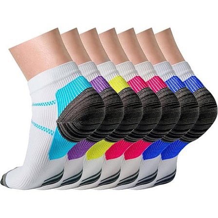 Kompressionsstrumpor för kvinnor och män, cirkulation 15-20 mmHg är bäst för atletisk löpning, cykling, sjukvård, daglig användning