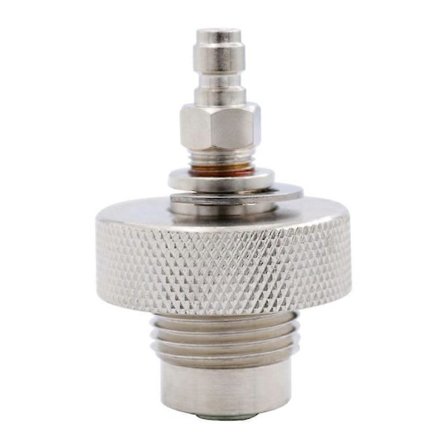 DIN Ventilfyllingsadapter for Dykkeluftverktøy, 300 Bar, Hane / Hunn, Rustfritt Stål