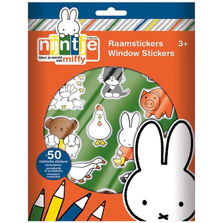 Moxy Miffy ikkunatarrat (3 vuotta+)