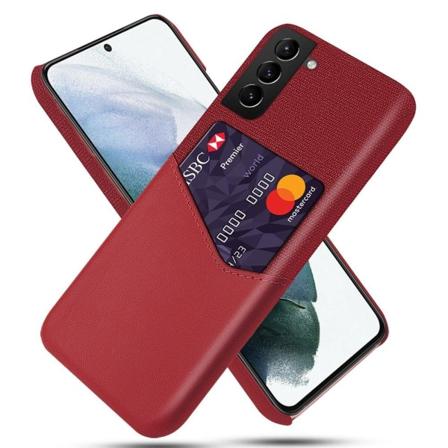 Bofink Samsung Galaxy S22 Plus Card Suojakuori - Punainen Red