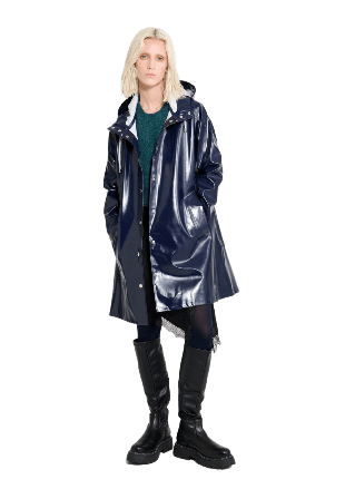 Stutterheim Mosebacke Opal Raincoat Jackor Dam Blå L