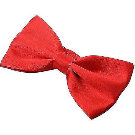 Hestesko for menn til bryllup - Ensfarget justerbar smokinghestesko Formell forhåndsbundet silkehestesko - yuhao