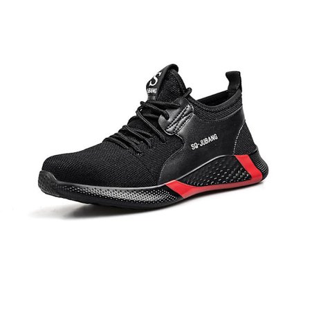 Sneakers för män Andas lätta ståltå säkerhetsarbetsskor 2D666