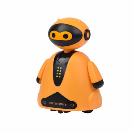 Elektrisk Induktiv Robot Legetøj Original elektrisk Robot ORANGE