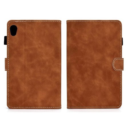 Lenovo Tab M10 HD Gen 2 läderfodral i mikrofiber - Brun