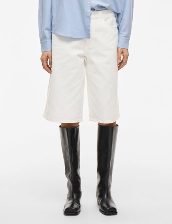 Vila Vijada Hw Bermuda Shorts/Ka - White - 38