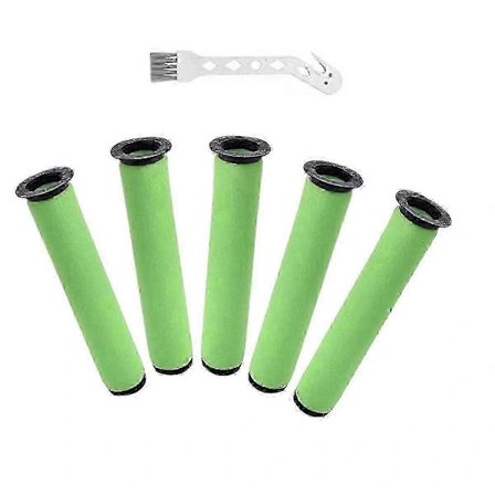5-pack Vaihtosuodattimia puhdistusharjalla yhteensopiviin Gtech Airram Mk2 K9 -malleihin