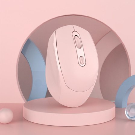 Mordely Trådlös mus Bluetooth PINK