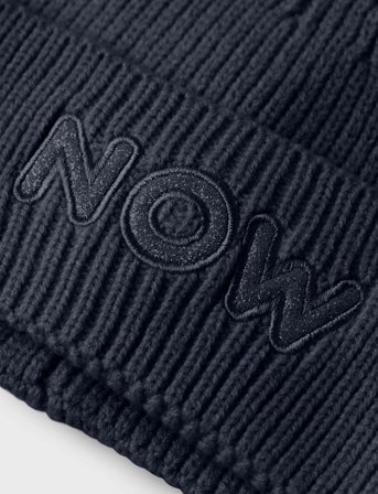 name it Nmfmouse Knit Beanie - Navy - 48/49