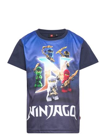 Lwtaylor 122 - Ss T-Shirt T-shirts Short-sleeved Marineblå LEGO Kidswear*Betinget Tilbud