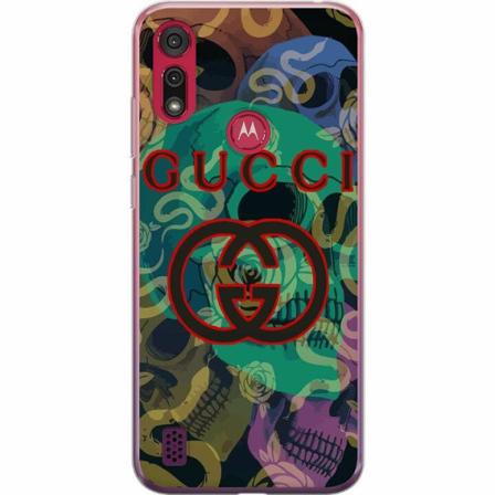 Motorola Moto E6s (2020) Genomskinligt Skal Skull