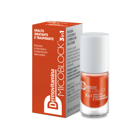 Dermovitamina Micoblock 3 In 1 Smalto Arancio Scuro 5ml