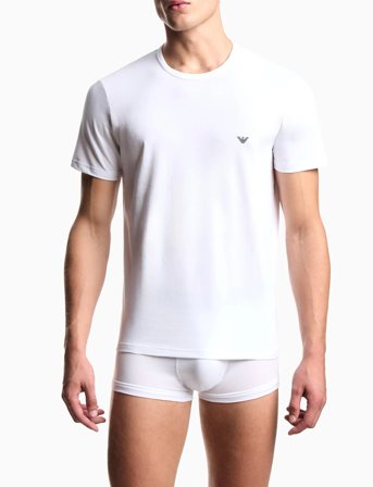 Emporio Armani 2 Pack Top - White - XL