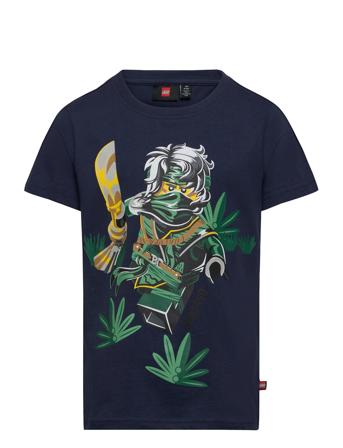 Lwtaylor 327 - T-Shirt Ss T-shirts Short-sleeved Marineblå LEGO Kidswear*Betinget Tilbud