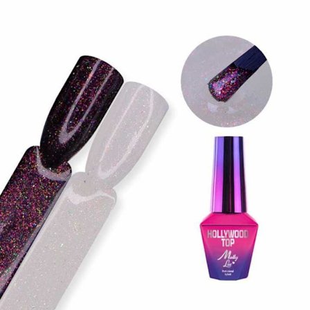 Mollylac - Top no wipe - Picante - UV-gel/LED - Topcoat