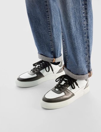 Selected Slhharald Leather Sneaker - Black - 41