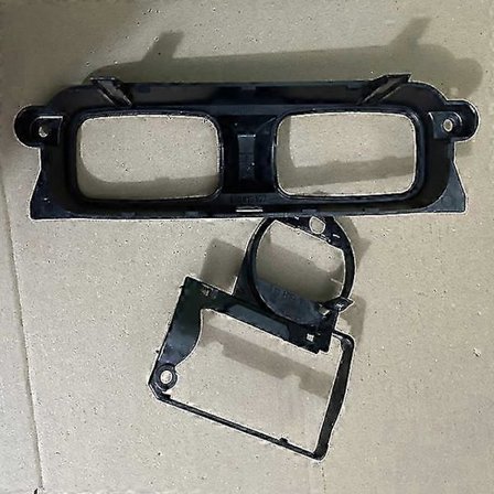 Svart Instrumentpanel Luftutsläpp för Central Luftkonditionering Kompatibel med MK4 Golf 4 1J1819710B