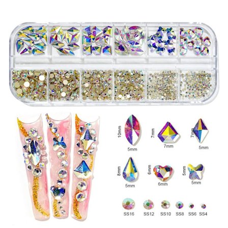 12Gird/Box Nail Stickers Nail Art Decoration 2 2