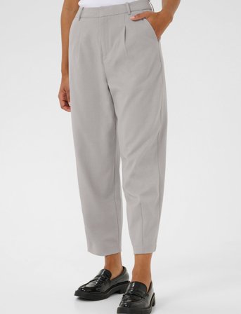 Kaffe Kamerle Pants Cropped - Grey - 38