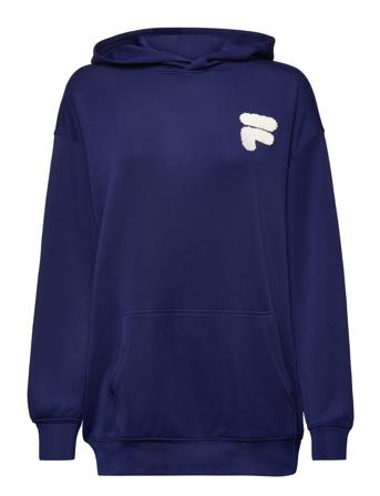Catanzaro Elongated Hoody Hoodie Blå FILA