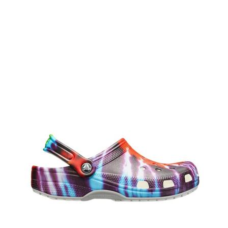 Crocs, Klapki Crocs Classic Tie Dye Graphic Clog 205453 Multi Niebieski, unisex, Rozmiar: 37 EU
