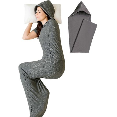 Kompression Sovepose Ultralet Bærbar Tæppe til Stress & Angstlindring, Fly Hotel Rejse Svøb Tæppe 1[HK]